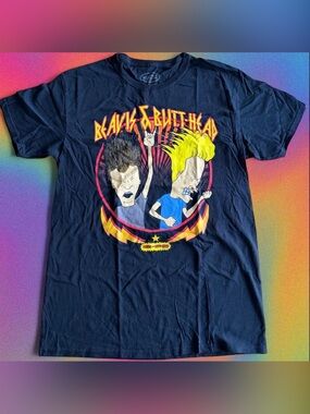 Target Black Beavis & Butt-Head Graphic Short Sleeve Tee